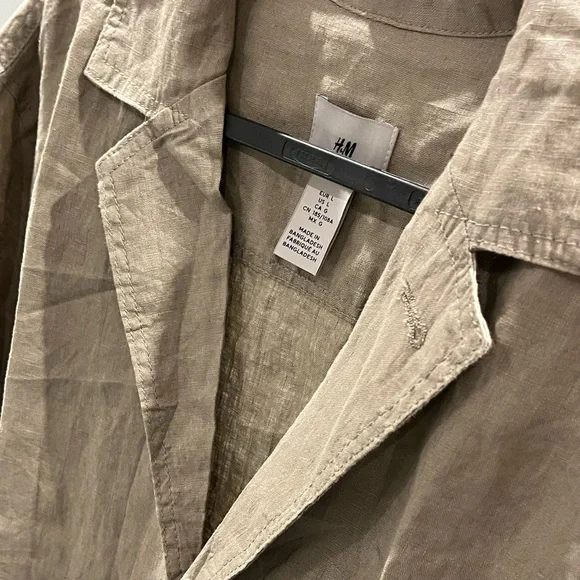 H&M Linen Over-shirt - Picture 2 of 2